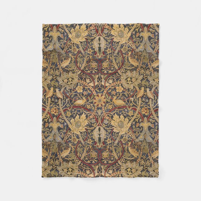 Manta Polar William Morris Bullerswood Faux Tapestry (Anverso)
