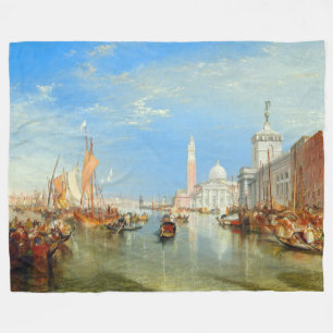 Manta Polar William Turner - Venecia, Dogana y San Giorgio