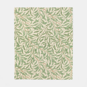 Manta Polar Willow Bough (por William Morris) Fleece Blanket