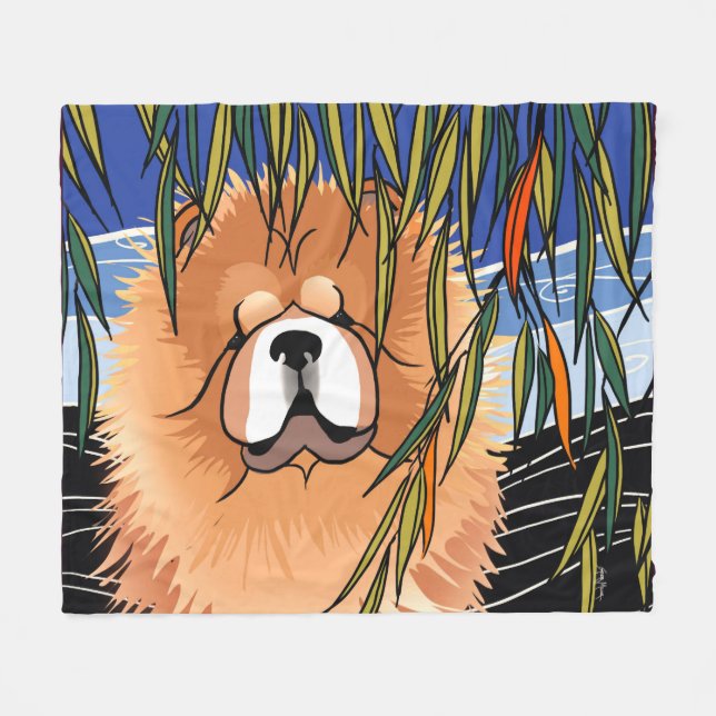 Manta Polar WILLOW WIND - Funda de la Fleece Chow (Frente (Horizontal))