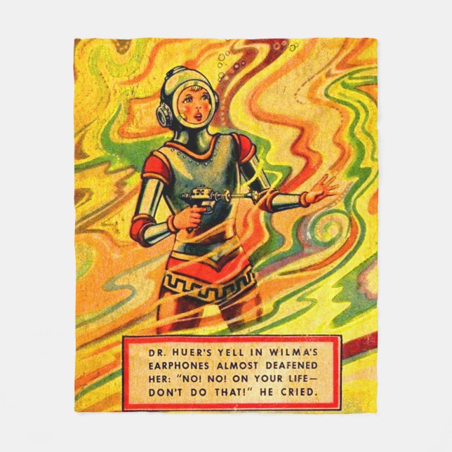 Manta Polar Wilma Deering, comic de Buck Rogers de los años 30 (Anverso)