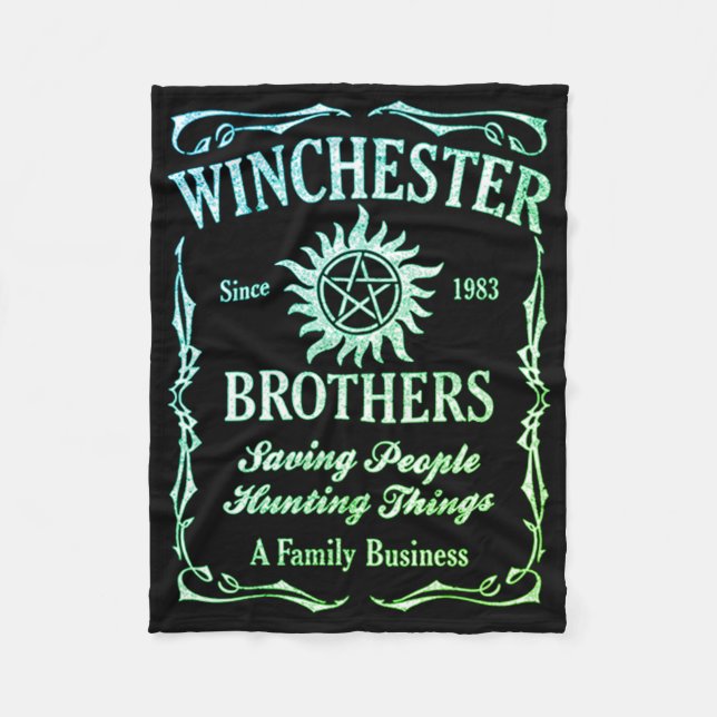 Manta Polar Winchester Brothers Desde 1983 ( Leafgreen ) (Anverso)