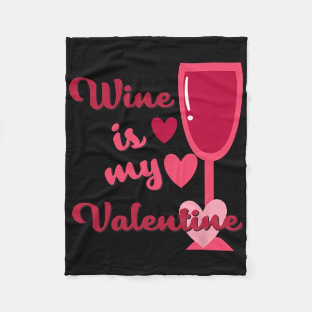 Manta Polar Wine Is My Valentine  (Anverso)