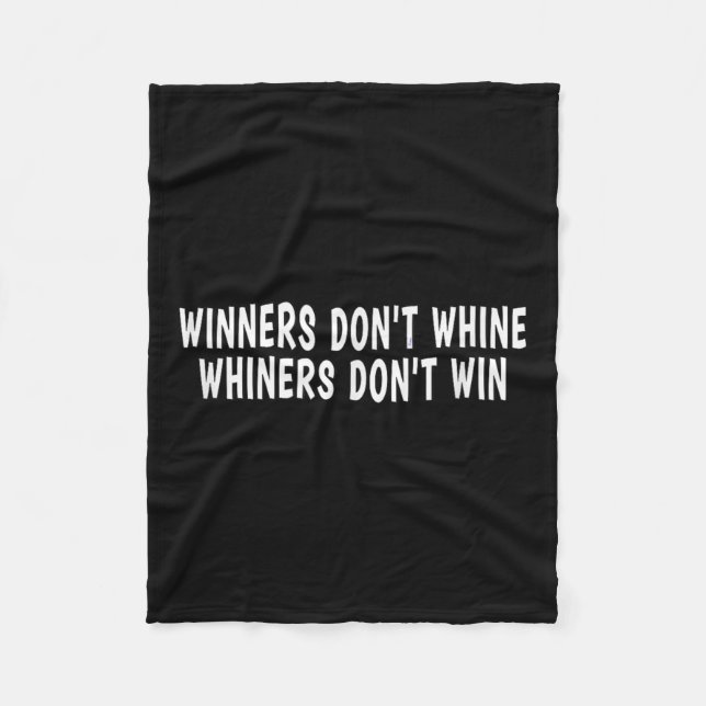 Manta Polar Winners Don't Whine Whiners Don't Win - Motivation (Anverso)