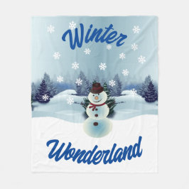 Manta Polar Winter Wonderland Fleece Blanket