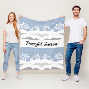 Manta Polar Winter Wonderland Fleece Blanket