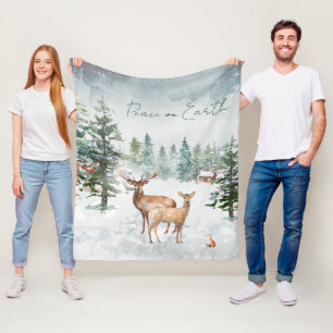 Manta Polar Winter Wonderland Forest Animals Peace On Earth