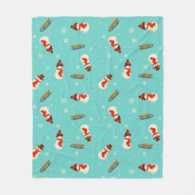 Manta Polar Winter Wonderland Snowmen (Anverso)