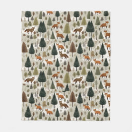 Manta Polar Winter Woodland Fox