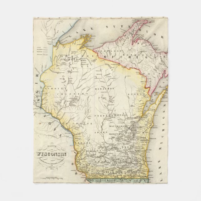 Manta Polar Wisconsin 6 (Anverso)