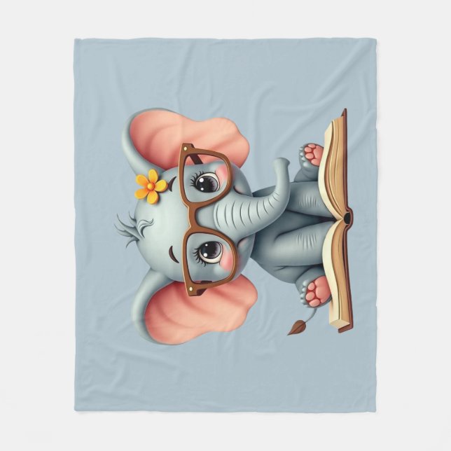 Manta Polar Wise Baby Elephant (Anverso)