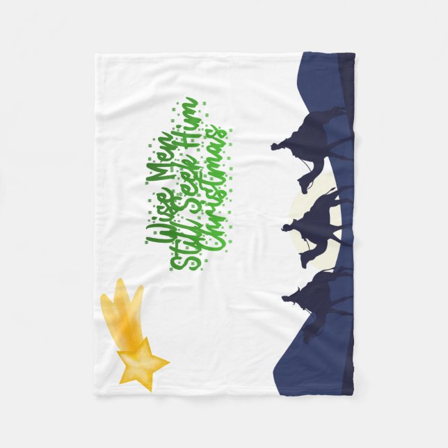 Manta Polar Wise Men Still Seek Him Christmas (Anverso)