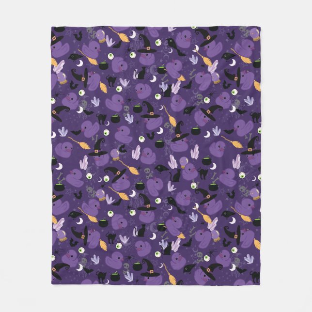 Manta Polar Witchen Rubber Ducks Fleece Blanket (Anverso)
