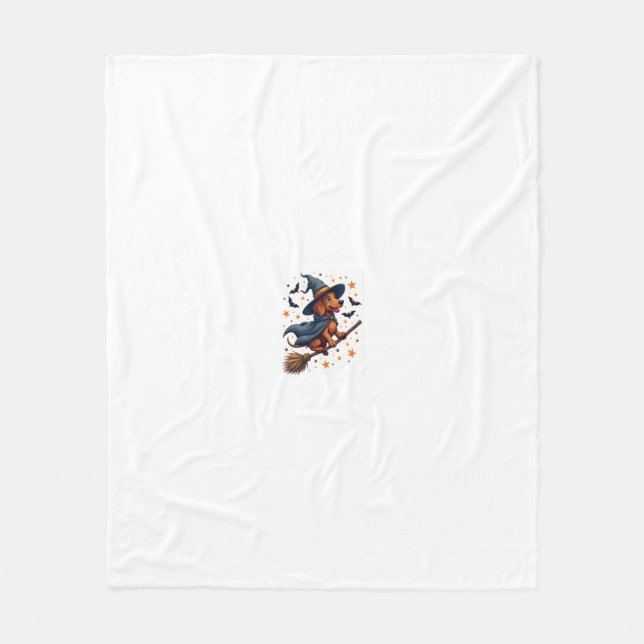 Manta Polar Witchy Dachshund Delight (Anverso)