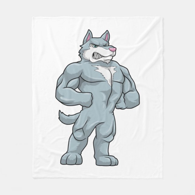 Manta Polar Wolf as Bodybuilder extreme (Anverso)