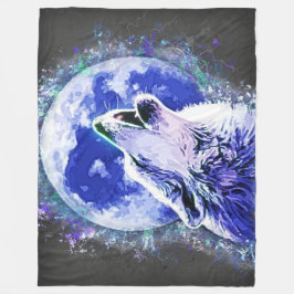 Manta Polar Wolf Fleece Blanket