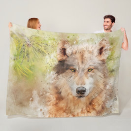 Manta Polar Wolf Fleece Blanket