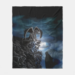 Manta Polar Wolf Moon - Wolf con Golem