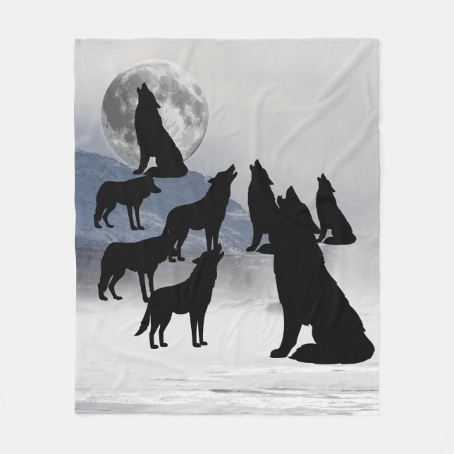 Manta Polar WOLF PACK Blanket (Anverso)