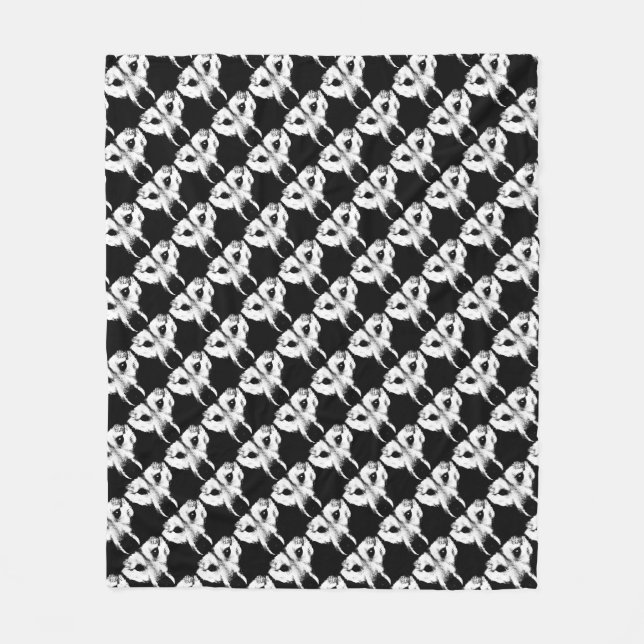 Manta Polar Wolf Pup Blanket Husky Wolf Puppy Dog Blankets (Anverso)
