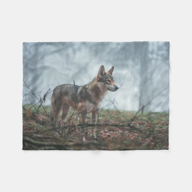 Manta Polar Wolfdog Fleece Blanket (Frente (Horizontal))