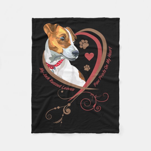 Manta Polar Womans Jack Russell Terrier Shirt Parson Russell T (Anverso)