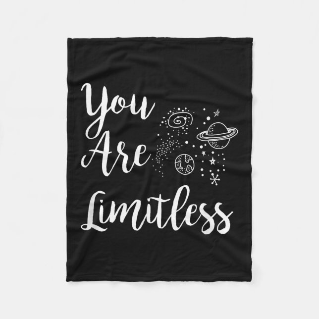 Manta Polar Women You Are Limitless Amazing Motivational  (Anverso)