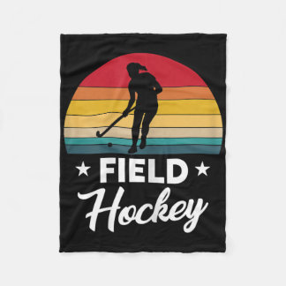 Manta Polar Womens Awesome Field Hockey Player Silhouette Outf