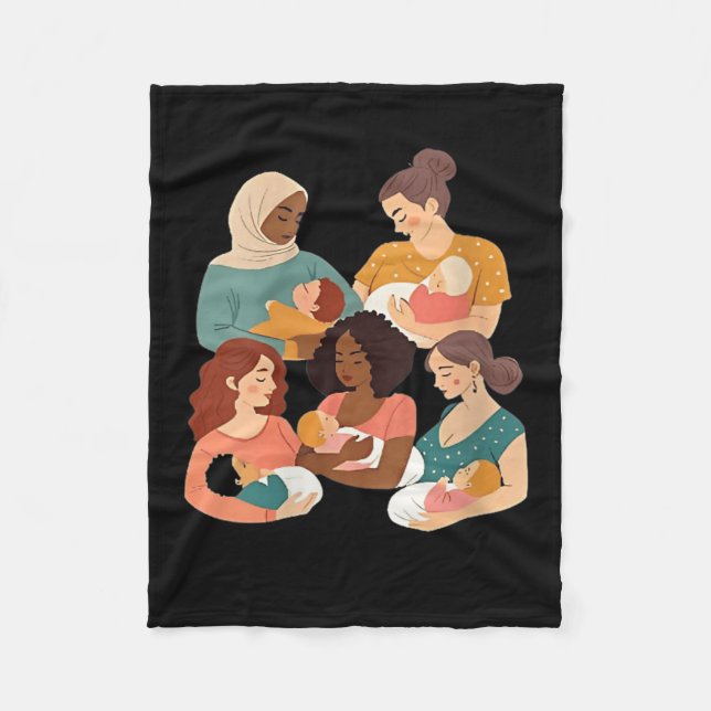 Manta Polar Womens Breastfeeding Lactation Consultant Birth Wo (Anverso)