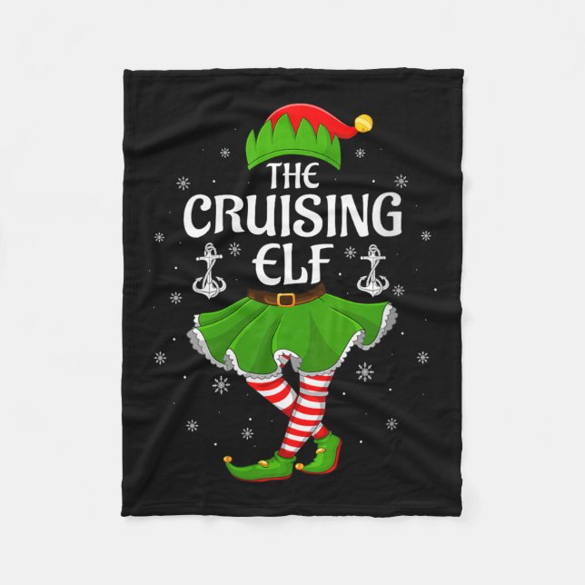 Manta Polar Womens Cruising Elf Christmas Family Girls Women E (Anverso)