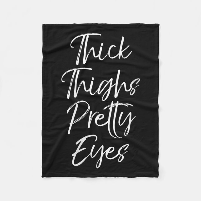 Manta Polar Womens Cute Workout Leg Day Quote Women's Thick Th (Anverso)