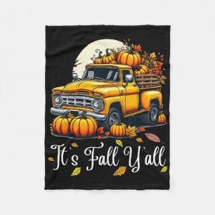 Manta Polar Women's Fall Y'all Pumpkin Truck Autumn Tree He