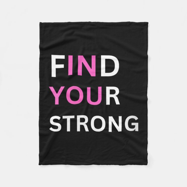 Manta Polar Womens Find Your Strong, In You! V-neck  (Anverso)