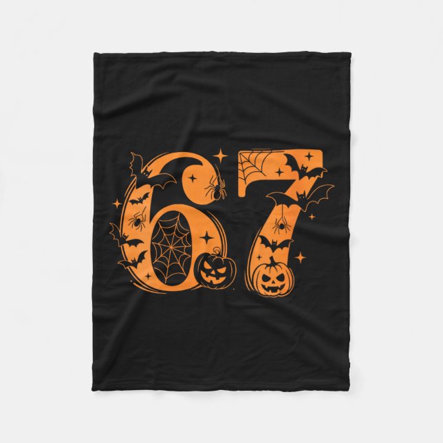 Manta Polar Womens Fun Six Seven 6 7 Meme Design Couples Hallo (Anverso)