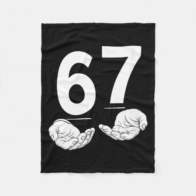 Manta Polar Womens Funny Six Seven 6 7 Meme Gen Alpha Slang 6  (Anverso)