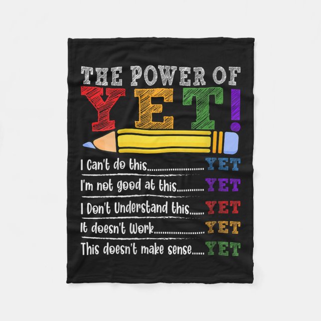 Manta Polar Womens Growth Mindset Teacher Motivational Sitive  (Anverso)