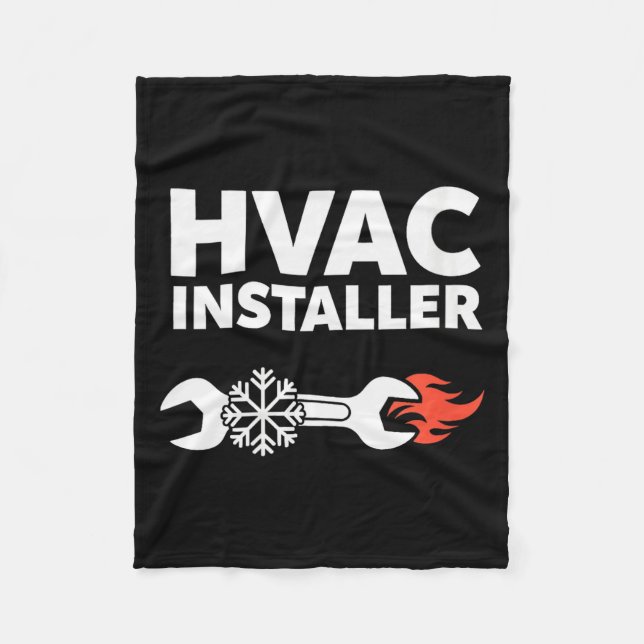 Manta Polar Womens Hvac Installer Funny Hvac Tech Technician F (Anverso)