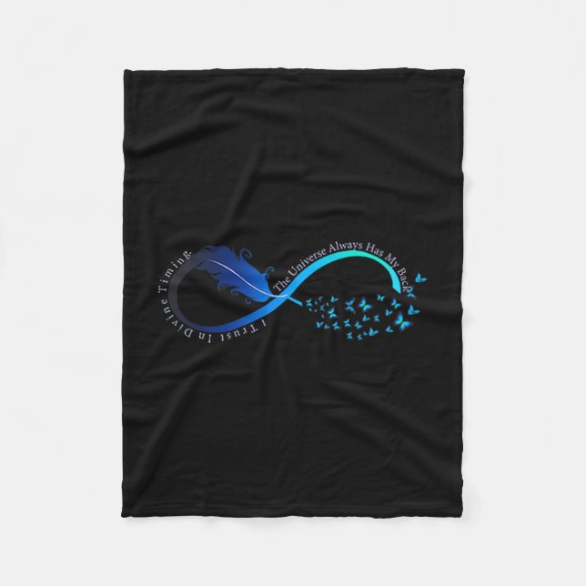 Manta Polar Womens Infinity Symbol Retro Forever Sitivity Moti (Anverso)