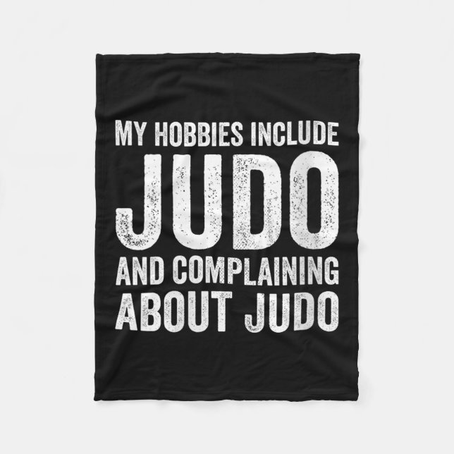 Manta Polar Womens My Hobbies Include Judo Funny Judoka V-neck (Anverso)