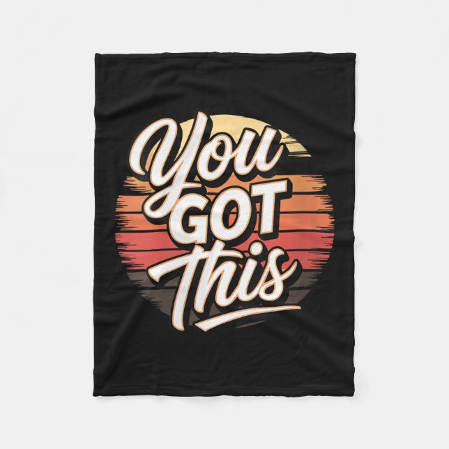 Manta Polar Womens You Got This – Retro-insred Motivational V- (Anverso)