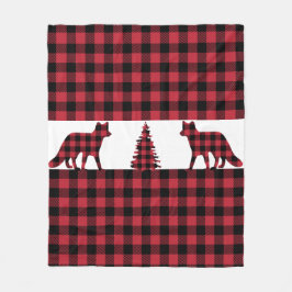 Manta Polar Woodland Fox Fleece Blanket