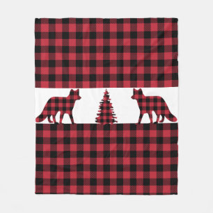 Manta Polar Woodland Fox Fleece Blanket