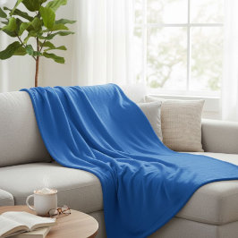 Manta Polar Wool blanket in blue, warm blue wool blanket