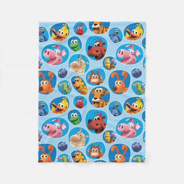 Manta Polar WordWorld Blanket (Anverso)