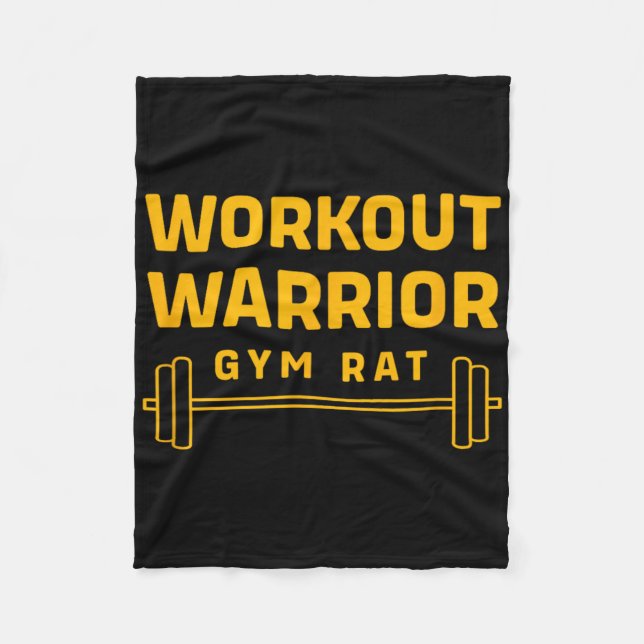 Manta Polar Workout Warrior Bodybuilding Funny Gym Rat (Anverso)