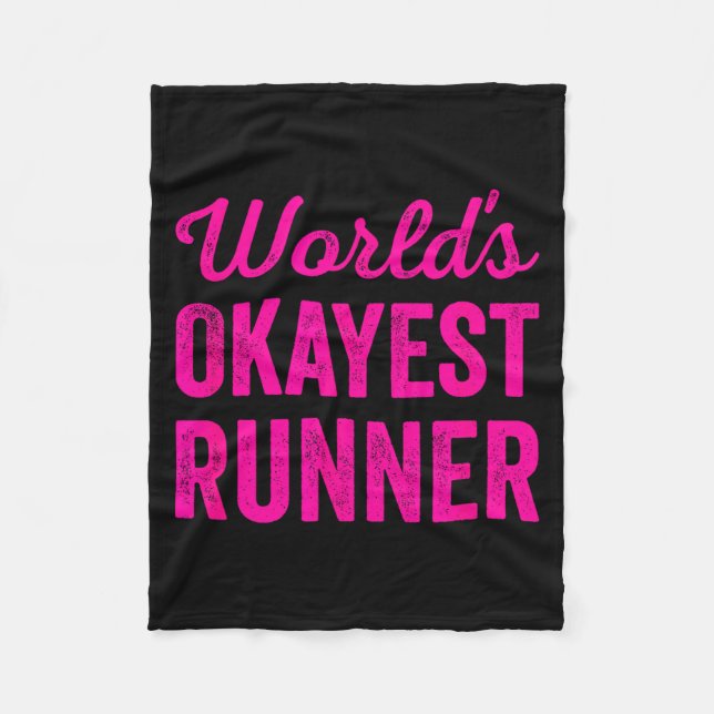 Manta Polar Worlds Okayest Runner Funny Sarcastic Running Srts (Anverso)