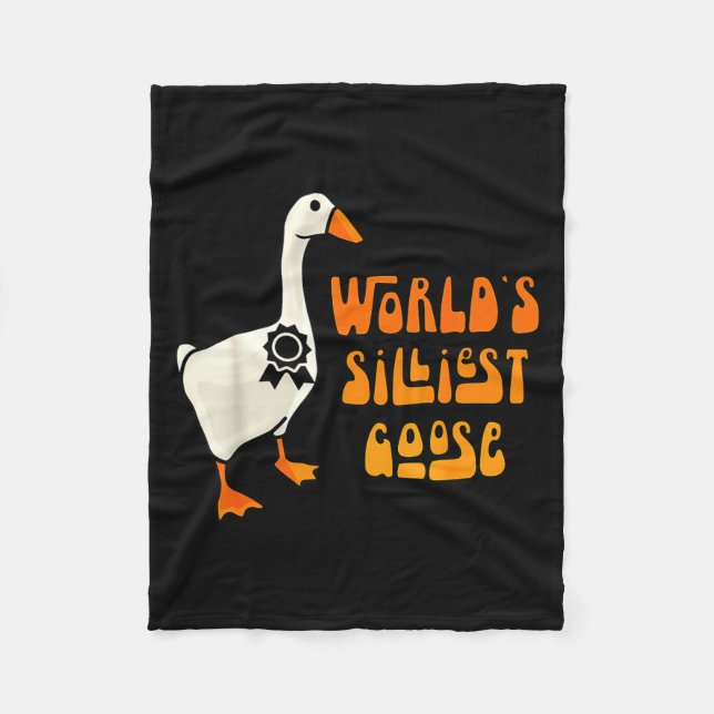 Manta Polar World's Silliest Goose Funny Goose Lovers  (Anverso)