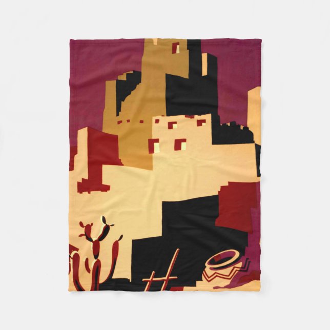 Manta Polar WPA del Suroeste del Pueblo WPA Nacional (Anverso)