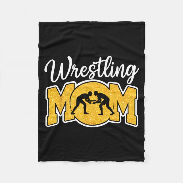 Manta Polar Wrestling Mom Funny Wrestle Wrestler Parent Mother (Anverso)