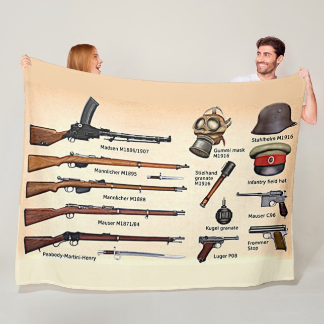 MANTA POLAR WWI EQUIPO MILITAR ALEMÁN (In situ)